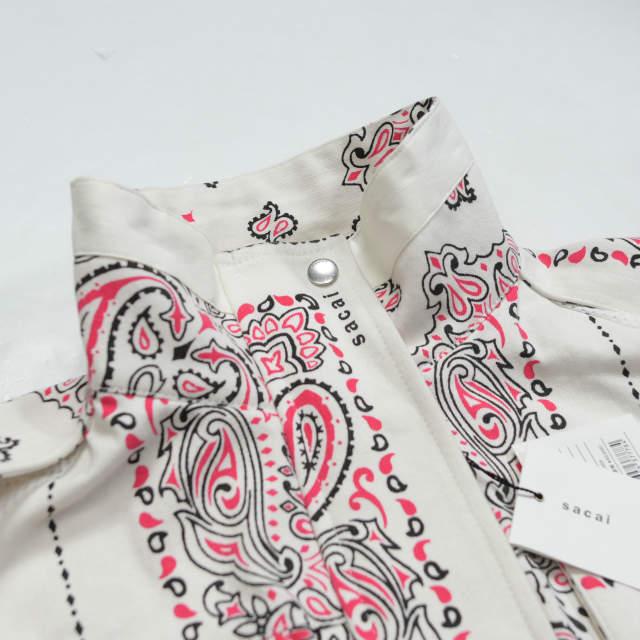 sacai サカイ 22SS 日本製 Bandana Print Blouson バンダナ sacai サカイ 22SS 日本製 Bandana Print Blouson バンダナ