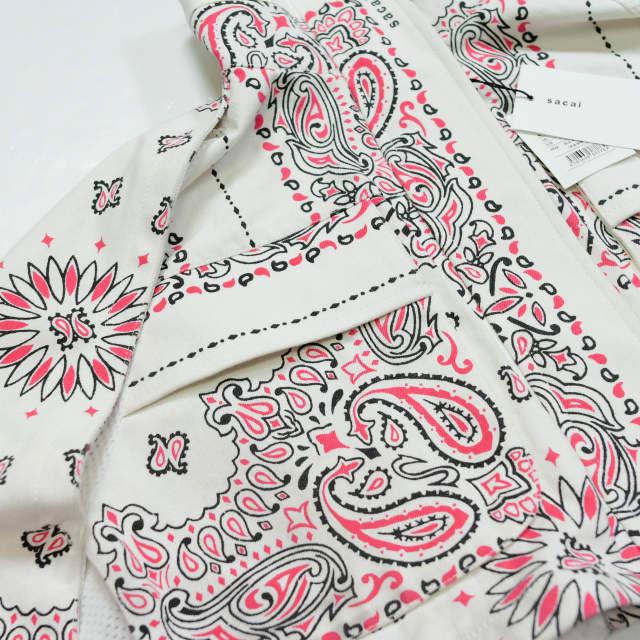 sacai サカイ 22SS 日本製 Bandana Print Blouson バンダナ sacai サカイ 22SS 日本製 Bandana Print Blouson バンダナ