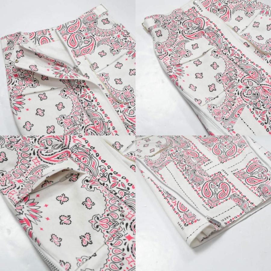 sacai サカイ 22SS 日本製 Bandana Print Skirt バンダナプリントスカート 22-05927 1 OFF WHITE ペイズリー ボトムス g4752 |  | 06