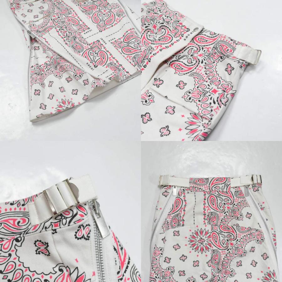 sacai サカイ 22SS 日本製 Bandana Print Skirt バンダナプリント 