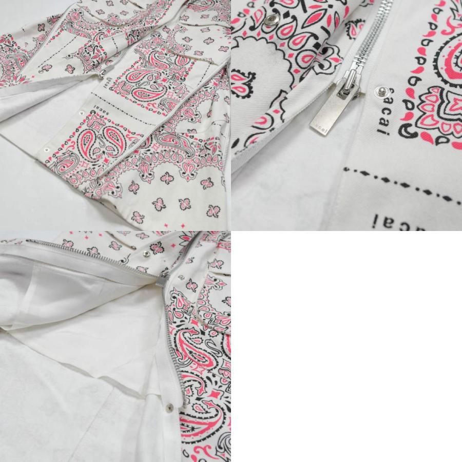 sacai サカイ 22SS 日本製 Bandana Print Skirt バンダナプリントスカート 22-05927 1 OFF WHITE ペイズリー ボトムス g4752 |  | 09
