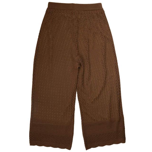 B:MING by BEAMS ビーミング バイ ビームス 20SS 透かし柄ニットパンツ 93-23-0366-353 M ブラウン イージー フレア ボトムス g4766 |  | 01