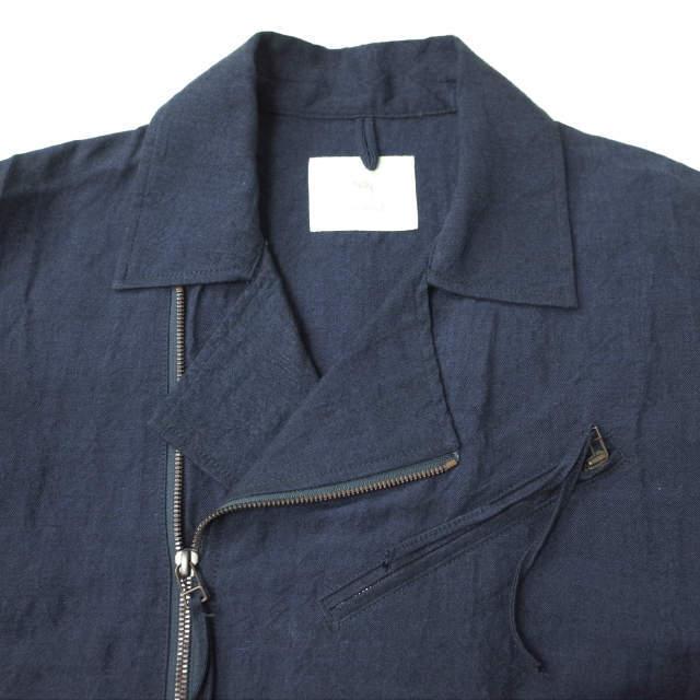 新品 bukht ブフト MOTORCYCLE JACKET - BAMBOO LINEN FAB モーター
