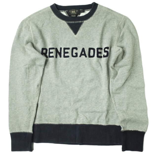RRL ダブルアールエル DOUBLE V SWEAT SHIRTS - RENEGADES 両Vクルー
