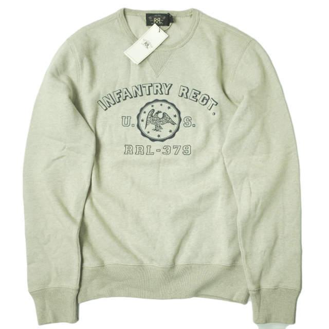 新品 RRL ダブルアールエル INFANTRY SWEAT SHIRTS 両Vクルーネック