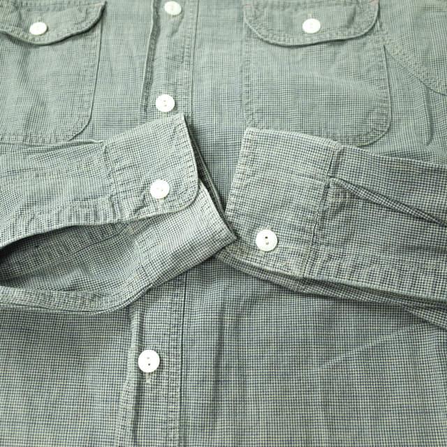 RRL ダブルアールエル L/S INDIGO DYE HOUNDS TOOTH WORK SHIRTS RRL ダブルアールエル L/S INDIGO DYE HOUNDS TOOTH WORK SHIRTS