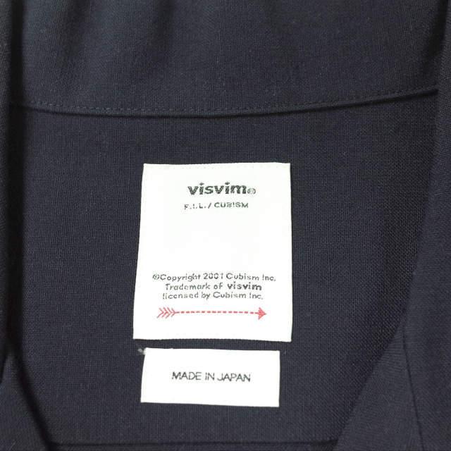新品 visvim ビズビム 21SS SANKO SOUVENIR SHIRT S/S 刺子刺繍