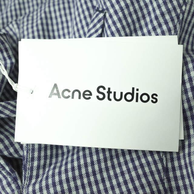 新品 Acne Studios アクネストゥディオズ 21SS ギンガムチェック アノラックジャケット FN-MN-OUTW000613 44 ロゴ  B90524 パーカー g5832