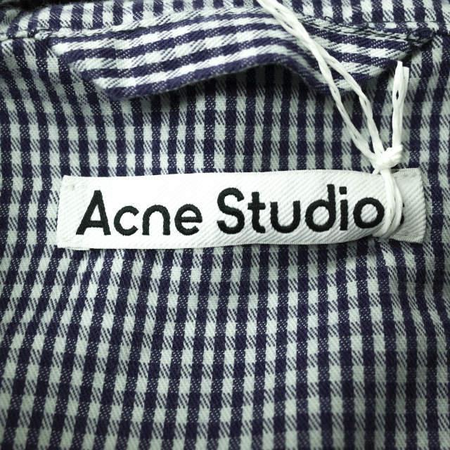 新品 Acne Studios アクネストゥディオズ 21SS ギンガムチェック アノラックジャケット FN-MN-OUTW000613 44 ロゴ  B90524 パーカー g5832