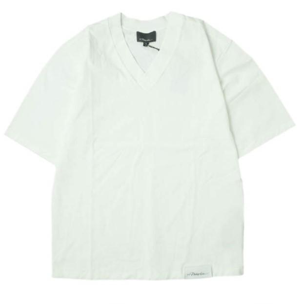 新品 3.1 Phillip Lim スリーワン フィリップリム 19SS SS OVERSIZED BOXY VNECK TEE オーバーサイズVネックTシャツ S OPTIC WHITE g5860 | 