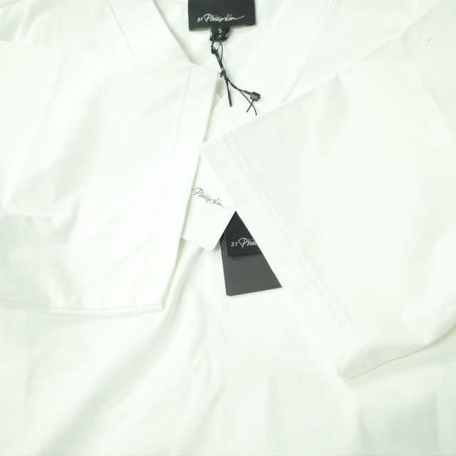 新品 3.1 Phillip Lim スリーワン フィリップリム 19SS SS OVERSIZED BOXY VNECK TEE オーバーサイズVネックTシャツ S OPTIC WHITE g5860 |  | 05