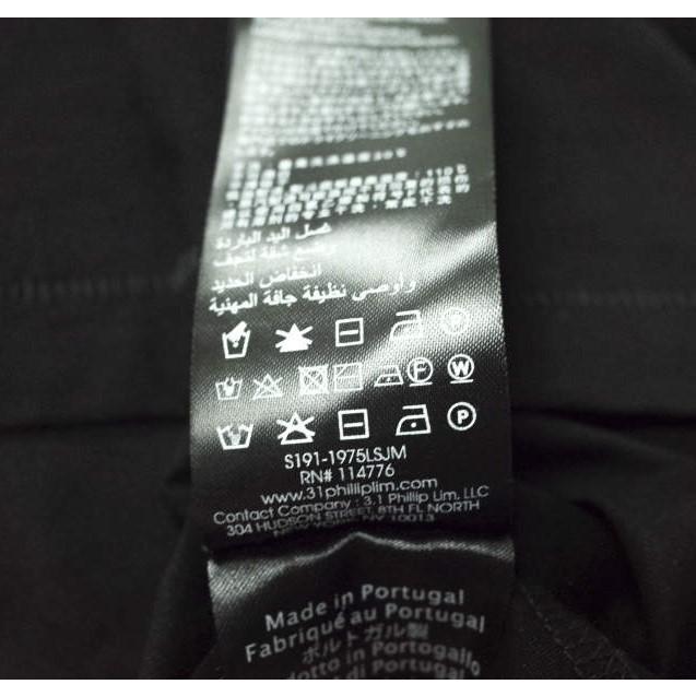 新品 3.1 Phillip Lim スリーワン フィリップリム 19SS SS OVERSIZED BOXY VNECK TEE オーバーサイズVネックTシャツ XS Black g5861 |  | 07