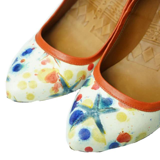 新品 CHIE MIHARA チエミハラ EXPO スター＆ペイント レザーヒールパンプス 36(22.5-23cm) ホワイト 星 シューズ g5889 |  | 05