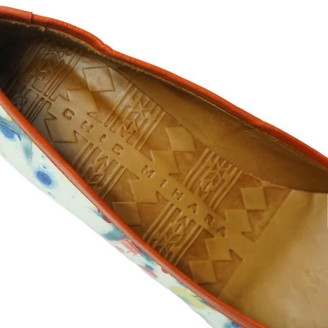 新品 CHIE MIHARA チエミハラ EXPO スター＆ペイント レザーヒールパンプス 36(22.5-23cm) ホワイト 星 シューズ g5889 |  | 06
