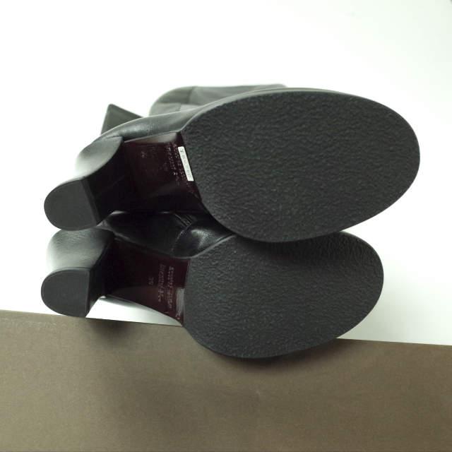 新品 CHIE MIHARA チエミハラ LINELA サイドジップレザーロングブーツ 35(22-22.5cm) BLACK/GRAY ヒール ツートーン シューズ g5925 |  | 08