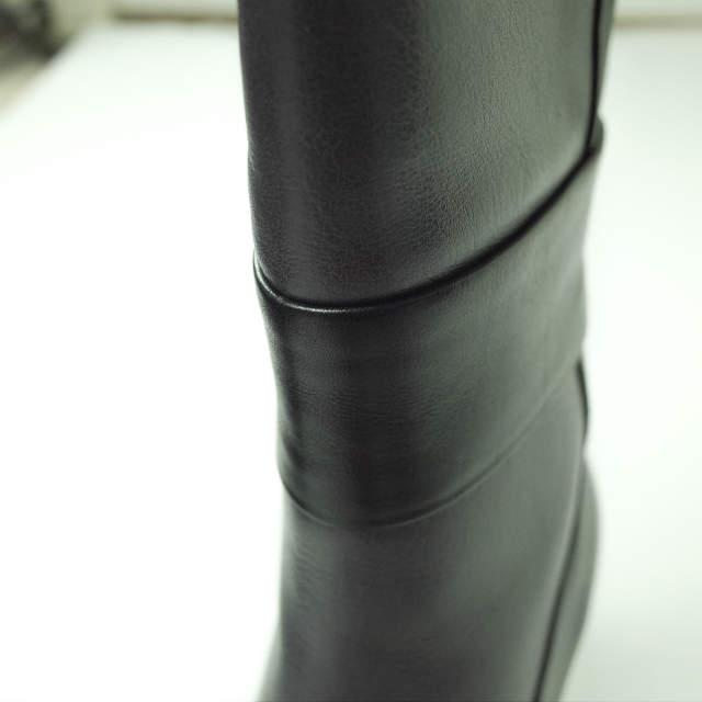 新品 CHIE MIHARA チエミハラ LINELA サイドジップレザーロングブーツ 36(22.5-23cm) BLACK/GRAY ヒール ツートーン シューズ g5926 |  | 06