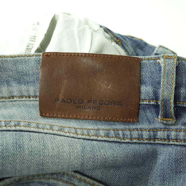 PAOLO PECORA パオロペコラ イタリア製 カットオフスキニーデニムパンツ P17EC1M0204CT024 30 Indigo セルビッチ ジーンズ ボトムス g5940 |  | 06