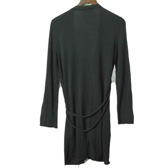 LIMI feu リミフゥ 日本製 ストールデザイン コットンニットロングカーディガン TX-K04-060 S ブラック Vネック ハイゲージ トップス g5959 |  | 01