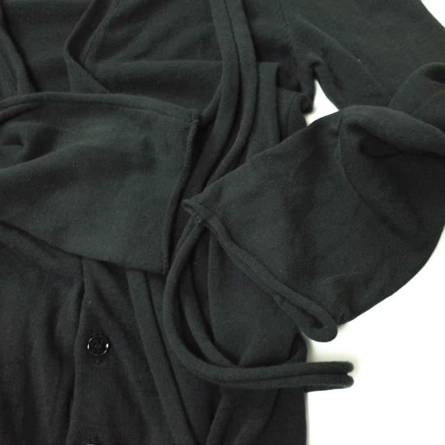 LIMI feu リミフゥ 日本製 ストールデザイン コットンニットロングカーディガン TX-K04-060 S ブラック Vネック ハイゲージ トップス g5959 |  | 04