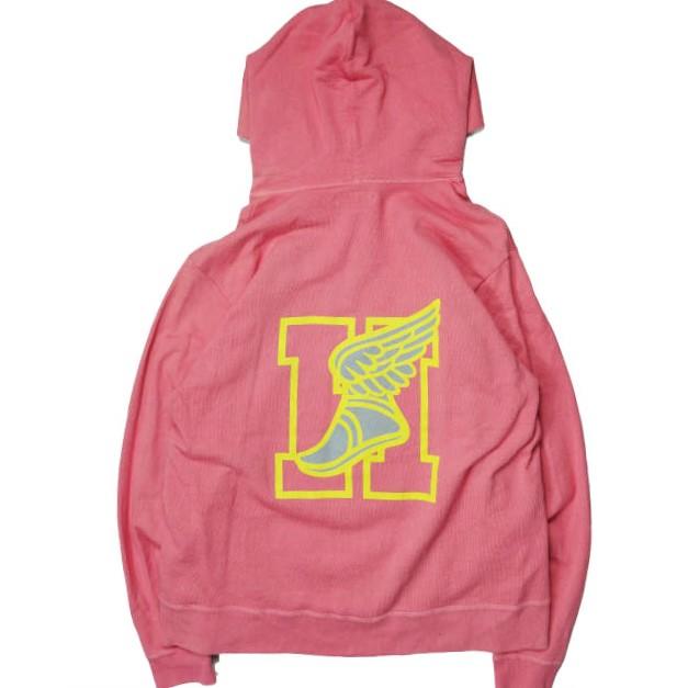 HURRAY HURRAY フレイフレイ フレーフレー WINGFOOT HOODIE ウイングフットフーディ C4033 1 ピンク スウェットプルオーバーパーカー g5961 |  | 01