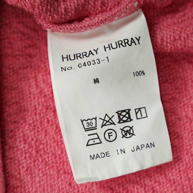HURRAY HURRAY フレイフレイ フレーフレー WINGFOOT HOODIE ウイングフットフーディ C4033 1 ピンク スウェットプルオーバーパーカー g5961 |  | 08
