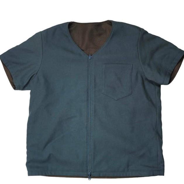 HURRAY HURRAY フレイフレイ Reversible Short Sleeve Zip up Jacket リバーシブルショートスリーブジップアップジャケット g5968 | 