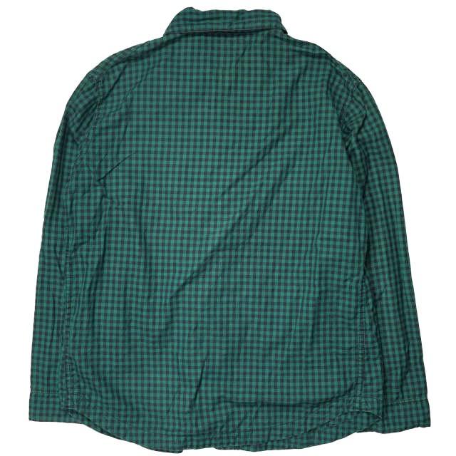 HURRAY HURRAY フレイフレイ フレーフレー 日本製 カバーオールシャツ H1512 1 グリーン 長袖 ギンガムチェック トップス g5973 |  | 01