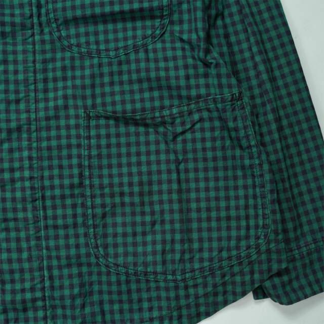 HURRAY HURRAY フレイフレイ フレーフレー 日本製 カバーオールシャツ H1512 1 グリーン 長袖 ギンガムチェック トップス g5973 |  | 05