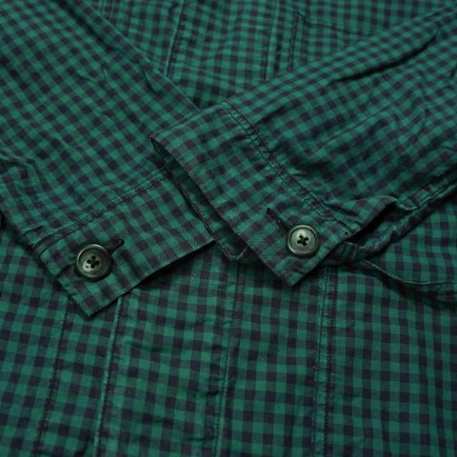 HURRAY HURRAY フレイフレイ フレーフレー 日本製 カバーオールシャツ H1512 1 グリーン 長袖 ギンガムチェック トップス g5973 |  | 07