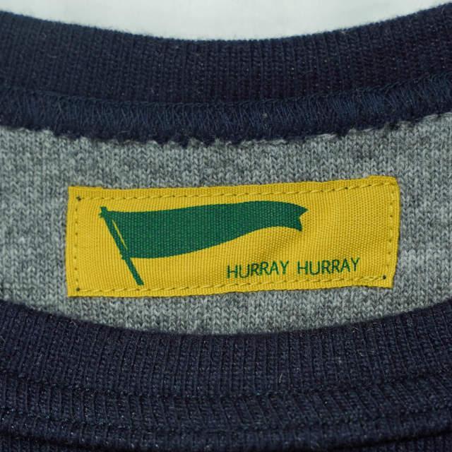 HURRAY HURRAY フレイフレイ フレーフレー 日本製 サッカーニット C6003 1 ネイビー セーター クルーネック プルオーバー トップス g5974 |  | 02
