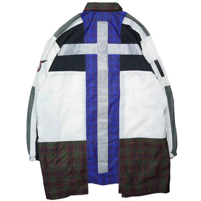 HURRAY HURRAY フレイフレイ フレーフレー 日本製 Composition SPORTS NYLON COAT リメイク スポーツナイロンコート C1008 ONE SIZE g5975 |  | 01