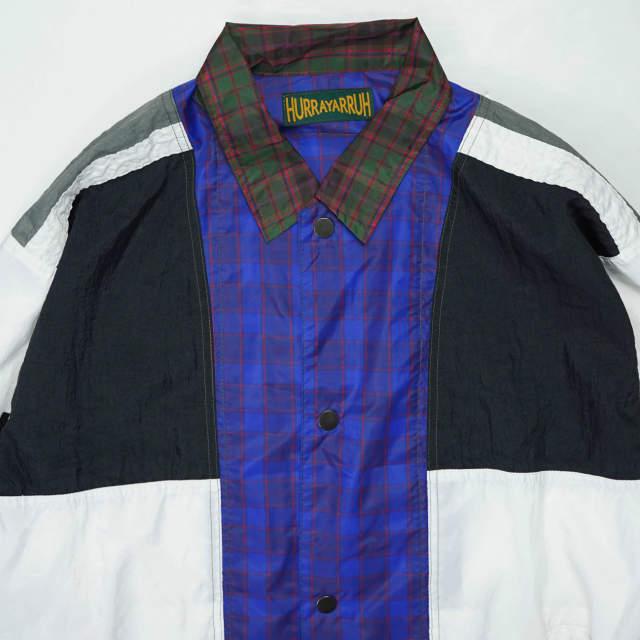 HURRAY HURRAY フレイフレイ フレーフレー 日本製 Composition SPORTS NYLON COAT リメイク スポーツナイロンコート C1008 ONE SIZE g5975 |  | 02