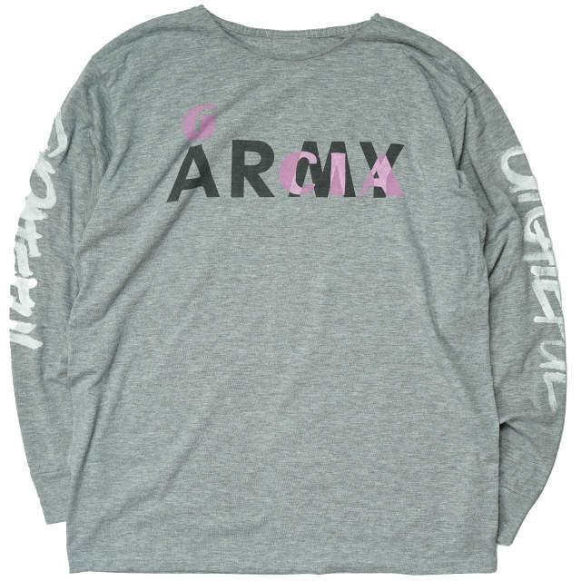 HURRAY HURRAY フレイフレイ composition JERRY GARCIA TEE - for Ray Coal リメイクロングスリーブTシャツ 2 グレー ARMY g5979 | 