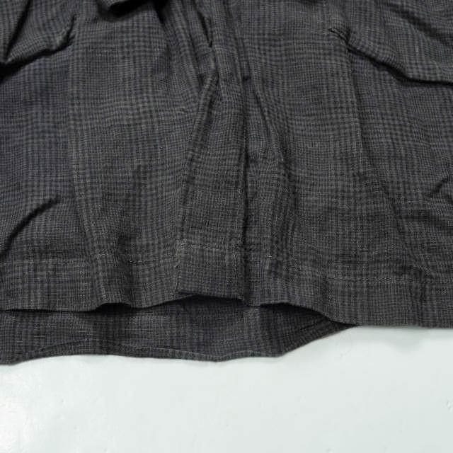 HURRAY HURRAY フレイフレイ フレーフレー CHECK SHOP COAT チェックショップコート 1程度 グレー ロングシャツ アウター g5985 |  | 06