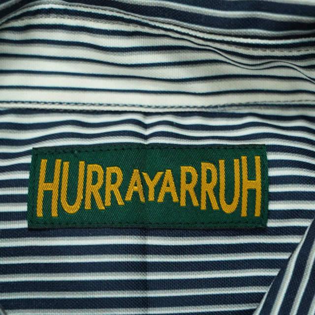 HURRAY HURRAY フレイフレイ フレーフレー 18SS グラデーションストライプショートスリーブオープンカラーシャツ ネイビー ワッペン g5986 |  | 02