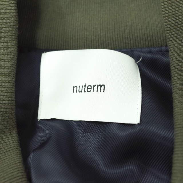 新品 nuterm ニューターム 19AW 日本製 Pull Over Bomber Jacket 新品 nuterm ニューターム 19AW 日本製 Pull Over Bomber Jacket