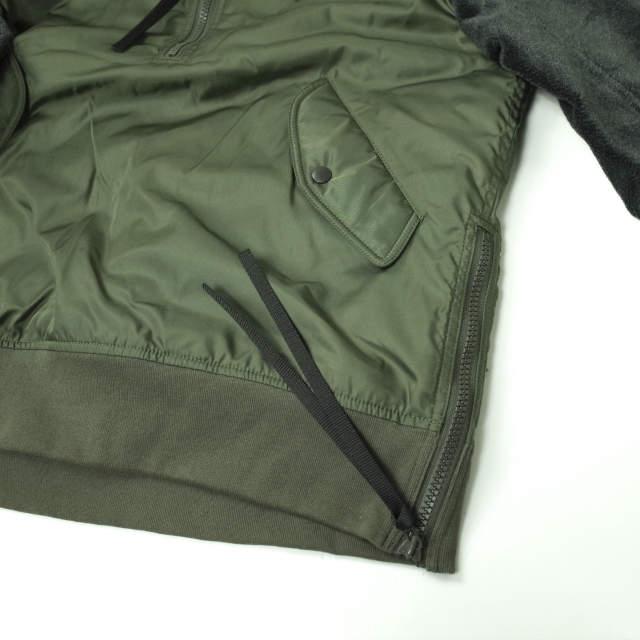 新品 nuterm ニューターム 19AW 日本製 Pull Over Bomber Jacket プル 