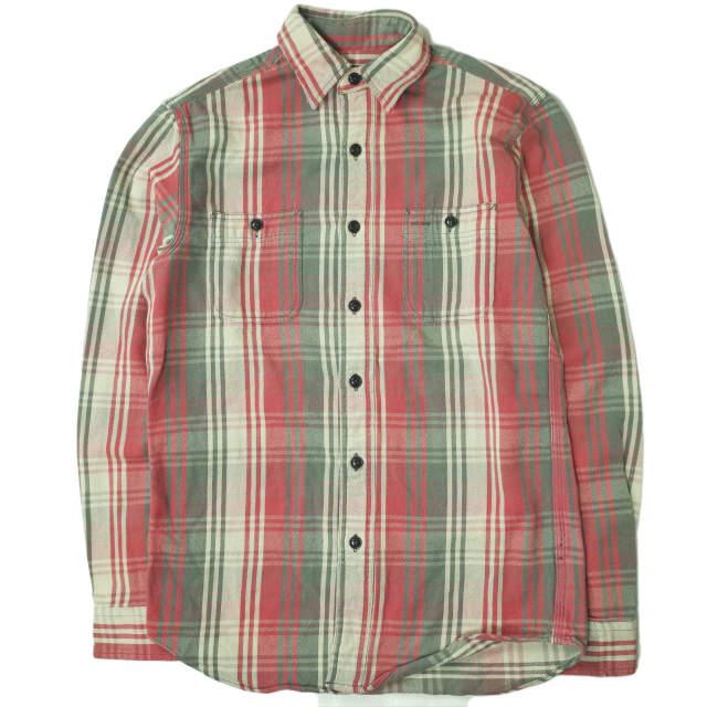 RRL ダブルアールエル L/S FLANNEL PLAID WORK SHIRTS コットン RRL ダブルアールエル L/S FLANNEL PLAID WORK SHIRTS コットン
