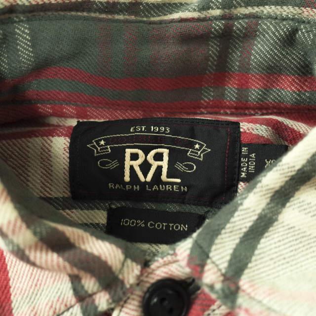 RRL ダブルアールエル L/S FLANNEL PLAID WORK SHIRTS コットン RRL ダブルアールエル L/S FLANNEL PLAID WORK SHIRTS コットン