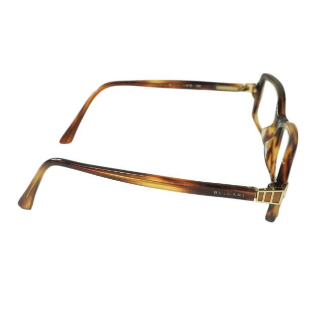 BVLGARI ブルガリ スクエアフレーム メガネ AB2239331 ブラウン/クリア 伊達眼鏡 g6295 |  | 02