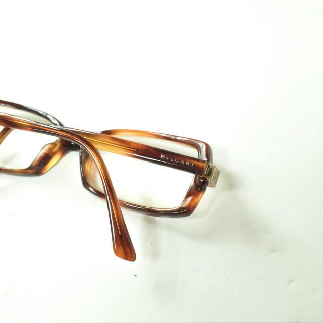 BVLGARI ブルガリ スクエアフレーム メガネ AB2239331 ブラウン/クリア 伊達眼鏡 g6295 |  | 05