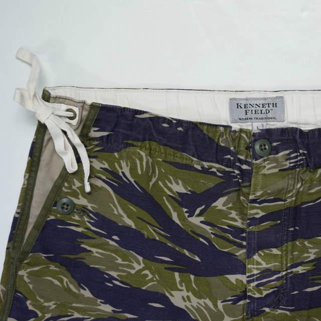 KENNETH FIELD ケネスフィールド TRACK＆FIELD SHORTS - CAMO トラック＆フィールドショーツ タイガーストライプ L ショートパンツ g6304 |  | 03