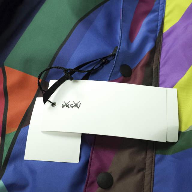 完売/希少コラボ/sacai×KAWS シアーブルゾン/サイズ2♪ サカイ」 × 「カウズ」コラボコレクションは“XX”が付いたカラフル