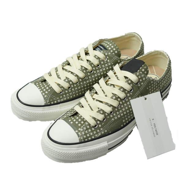 新品 N.HOOLYWOOD COMPILE LINE x CONVERSE ADDICT x UNDERCOVER 21AW CHUCK TAYLOR NU OX 2212-SE01peg US8.5(27cm) KHAKI CHECK g6338 |  | 01