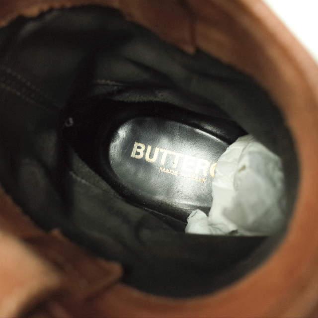 BUTTERO ブラウン スエード バックル付きブーツ BUTTERO ブラウン スエード バックル付きブーツ