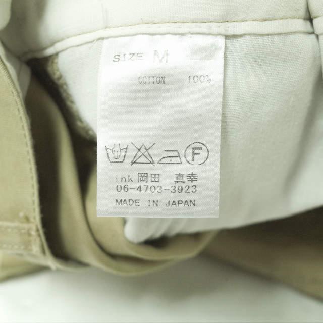 ink インク 日本製 Adjustment Tuck Pants アジャストフック タックチノパンツ M ベージュ ボトムス g6377 |  | 07