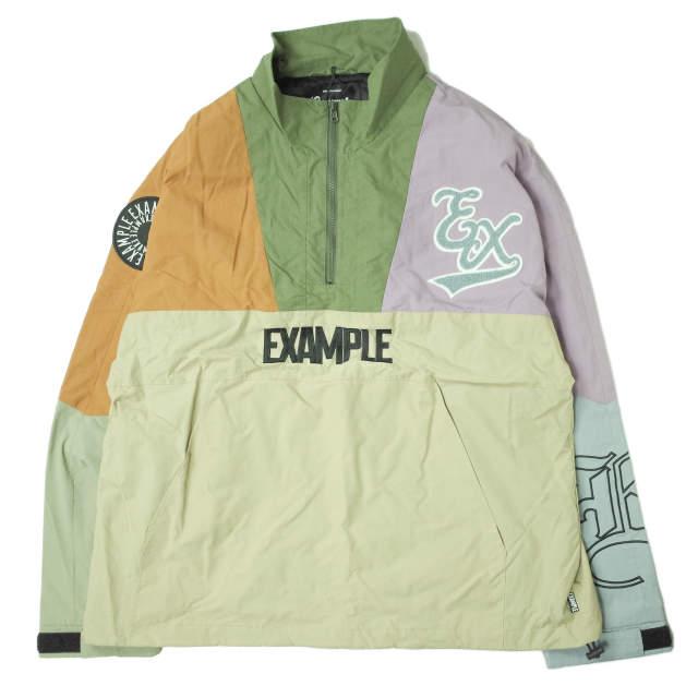 新品 EXAMPLE エグザンプル 22SS NYLON MULTICOLORED HALFZIP 新品 EXAMPLE エグザンプル 22SS NYLON MULTICOLORED HALFZIP