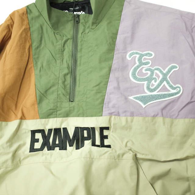 新品 EXAMPLE エグザンプル 22SS NYLON MULTICOLORED HALFZIP 新品 EXAMPLE エグザンプル 22SS NYLON MULTICOLORED HALFZIP