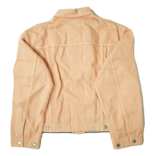 新品 WESTOVERALLS ウエストオーバーオールズ 20SS 857B DENIM TRACKER JACKET デニムトラッカージャケット S PALE ORANGE Gジャン g6442 |  | 01