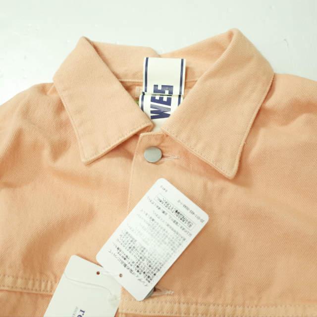 新品 WESTOVERALLS ウエストオーバーオールズ 20SS 857B DENIM TRACKER JACKET デニムトラッカージャケット S PALE ORANGE Gジャン g6442 |  | 03